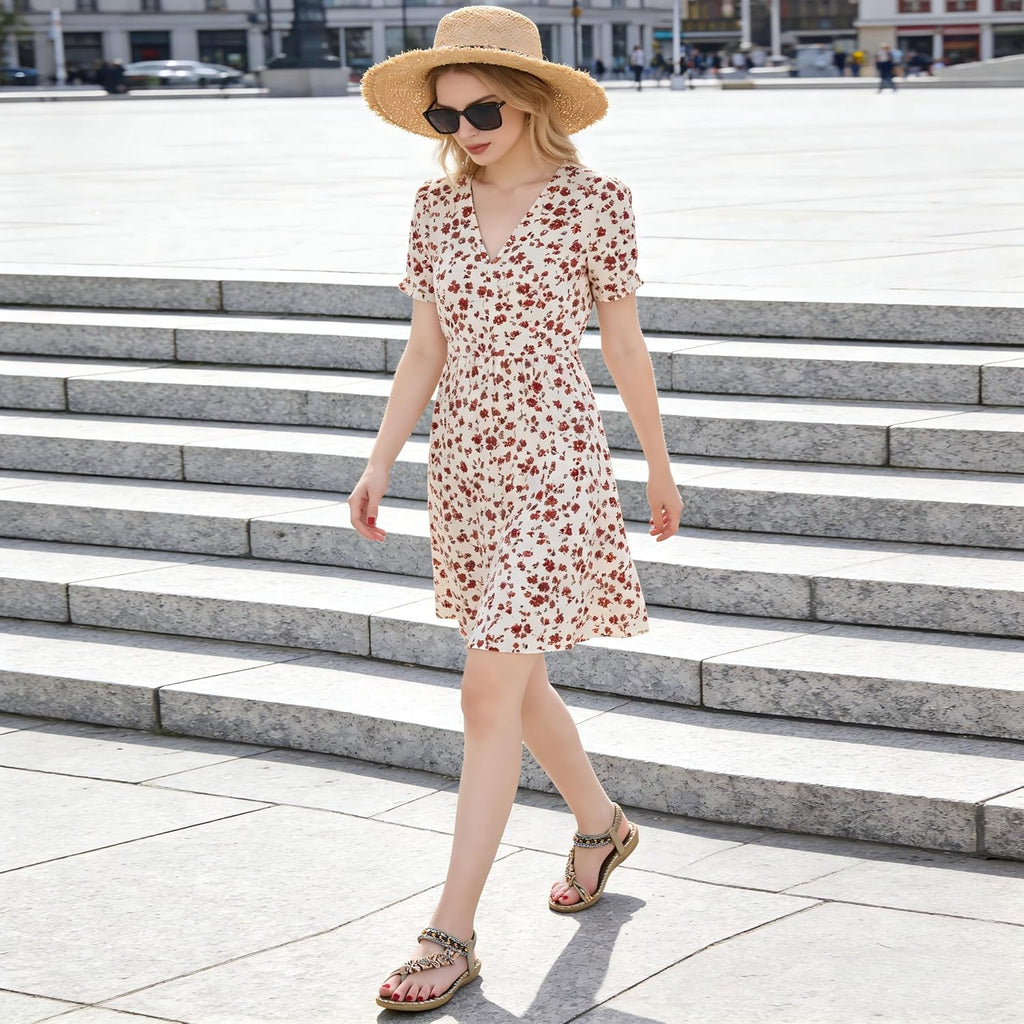 Womens Flats Sandals Summer Gladiator Bohemian Beaded Dress Shoes Comfortable Open Toe Elastic Ankle Strap Slip on Sandal